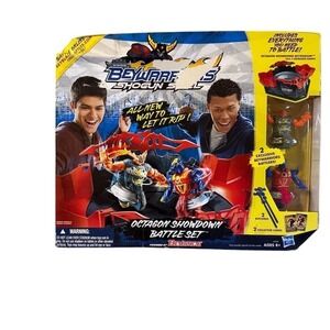 Beyblade Hasbro BeyWarriors Shogun Steel Octagon Showdown BeyStadium Battle Set